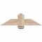 Ekena Millwork Eugene Smooth Timber Gable Bracket, Douglas Fir, 36"W x 10"H x 3 1/2"D x 5 1/2"F, 7/12 Pitch GBW036X10X0406EUG00SDF - alternate 1